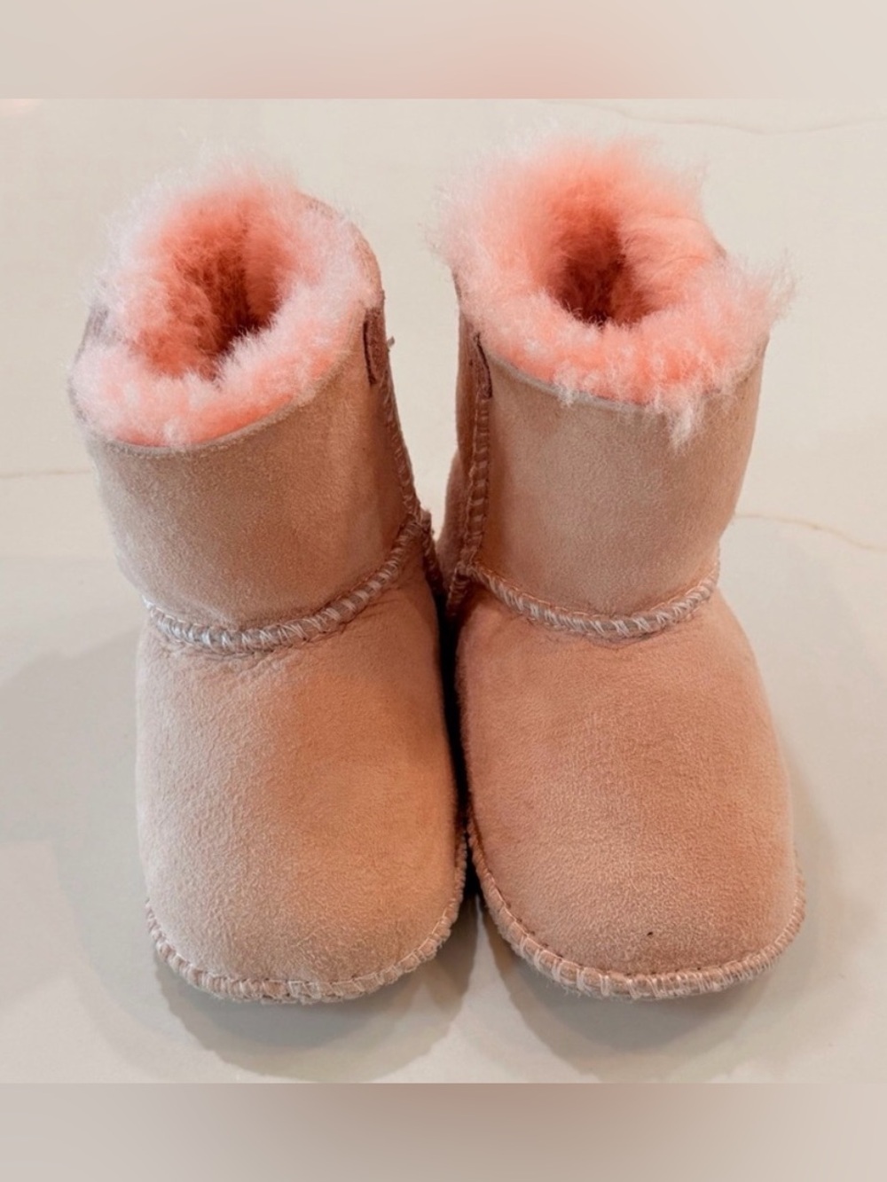 UGG Infant Pink Shearling Booties